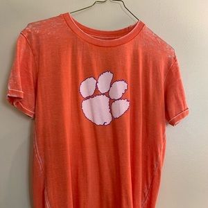 Orange Clemson shirt